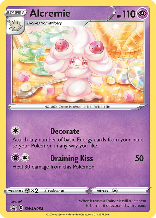 Alcremie (SWSH058) [Sword & Shield: Black Star Promos]