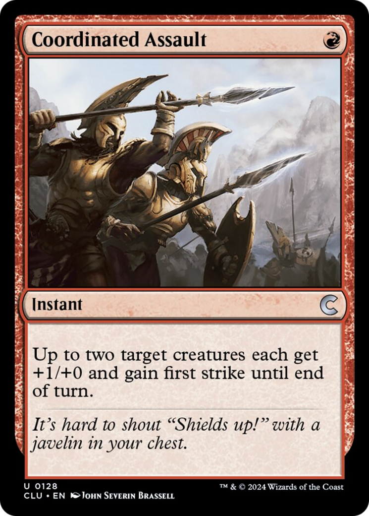 Coordinated Assault (128) [Ravnica: Clue Edition]