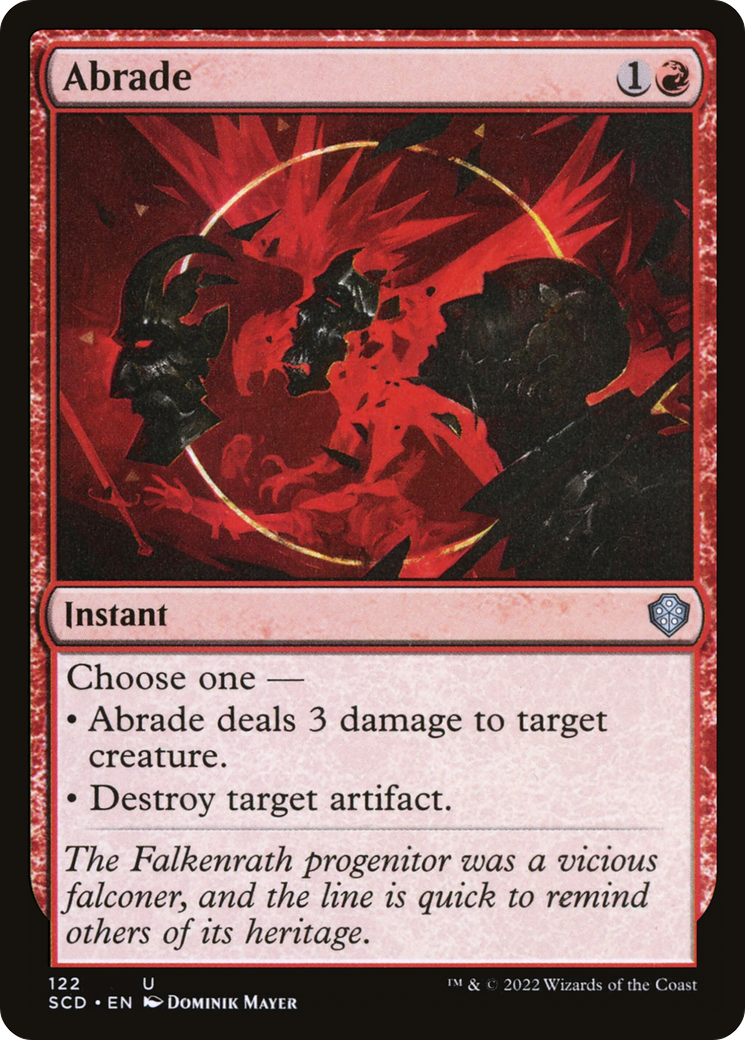 Abrade (122) [Starter Commander Decks]