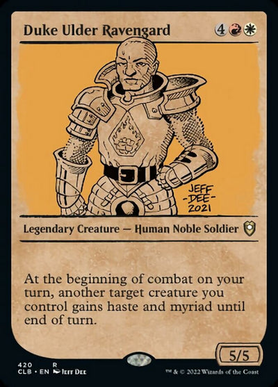 Duke Ulder Ravengard (Showcase) (420) (Commander Legends: Battle for Baldur's Gate)