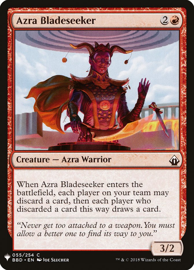 Azra Bladeseeker (55) [The List Reprints]