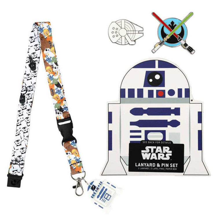 Star Wars Rebel Lapel Pins & Lanyard Box