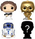 Funko Bitty POP! Star Wars 4-Pack - Leia, R2-D2, C-3PO & Mystery