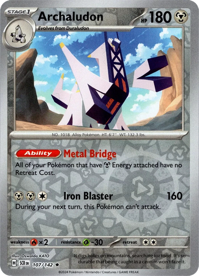 Archaludon (107/142) (SV07: Stellar Crown)