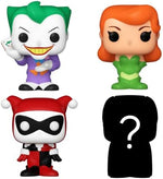 Funko Bitty POP! DC 4-Pack - Harley Quinn, The Joker, Poison Ivy and A Surprise Mystery Mini Figure