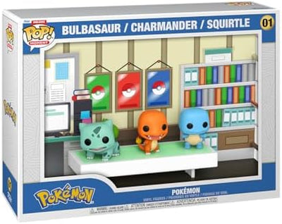 Funko POP! Moments Deluxe: Pokemon Starters Bulbasaur / Charmander / Squirtle Deluxe Vinyl Figure #01