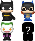 Funko Bitty POP! DC 4-Pack - Batman, Joker, Batgirl & Mystery