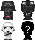 Funko Bitty POP! Star Wars 4-Pack - Darth Vader, TIE Fighter Pilot, Stormtrooper and A Surprise Mystery Mini Figure