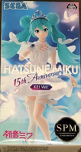 SEGA Hatsune Miku 15th Anniversary Kei Ver. SPM Statue