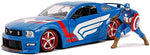 Marvel Captain America 1:24 Ford Mustang Die-Cast