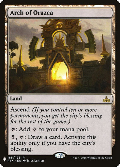 Arch of Orazca (185) [The List Reprints]