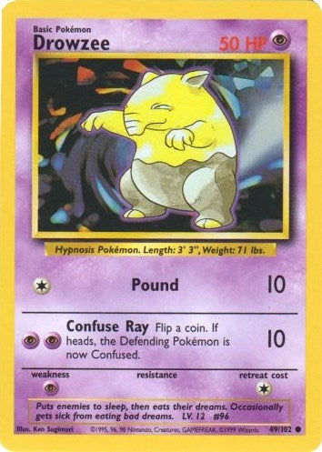 Image for Drowzee (049/102) [Base Set] - Pokemon