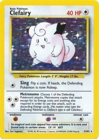 Clefairy (005/102) (Base Set)