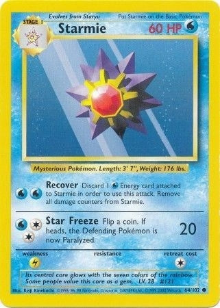 Image for Starmie (064/102) [Base Set] - Pokemon