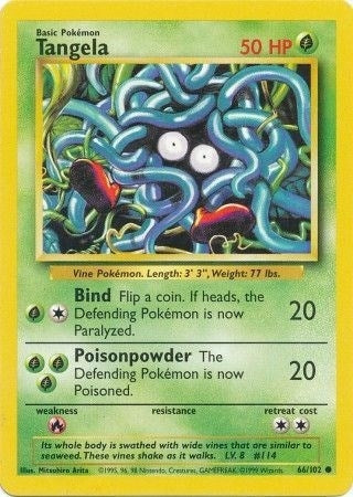 Image for Tangela (066/102) [Base Set] - Pokemon