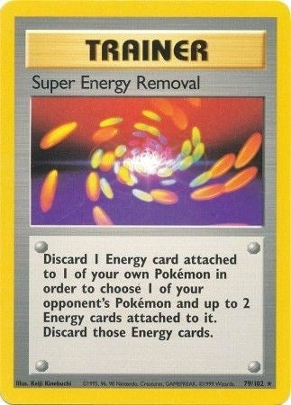 Image for Super Energy Removal (079/102) [Base Set] - Pokemon