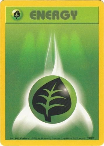 Image for Grass Energy (099/102) [Base Set] - Pokemon