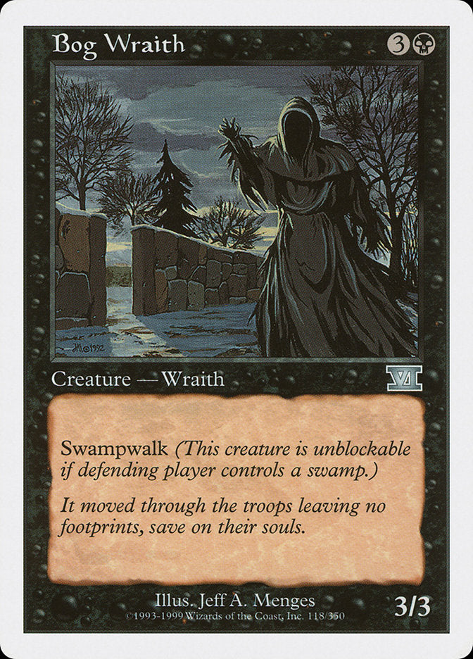 Bog Wraith (118) [Classic Sixth Edition]