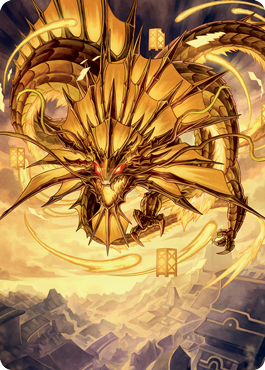 Ao, the Dawn Sky Art Card (46/81) (46) [Kamigawa: Neon Dynasty]