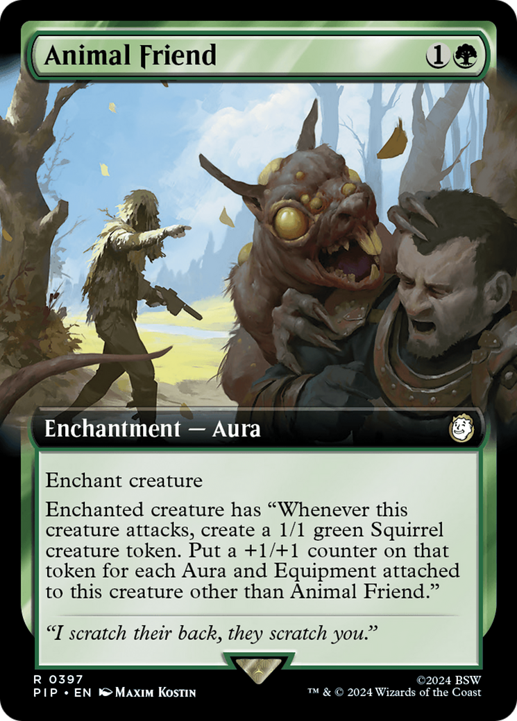 Animal Friend (Extended Art) (397) [Universes Beyond: Fallout]
