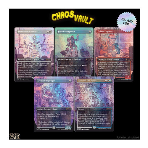 Wizards of the Coast Magic Secret Lair Chaos Vault Deathburger Galaxy Foil Edition