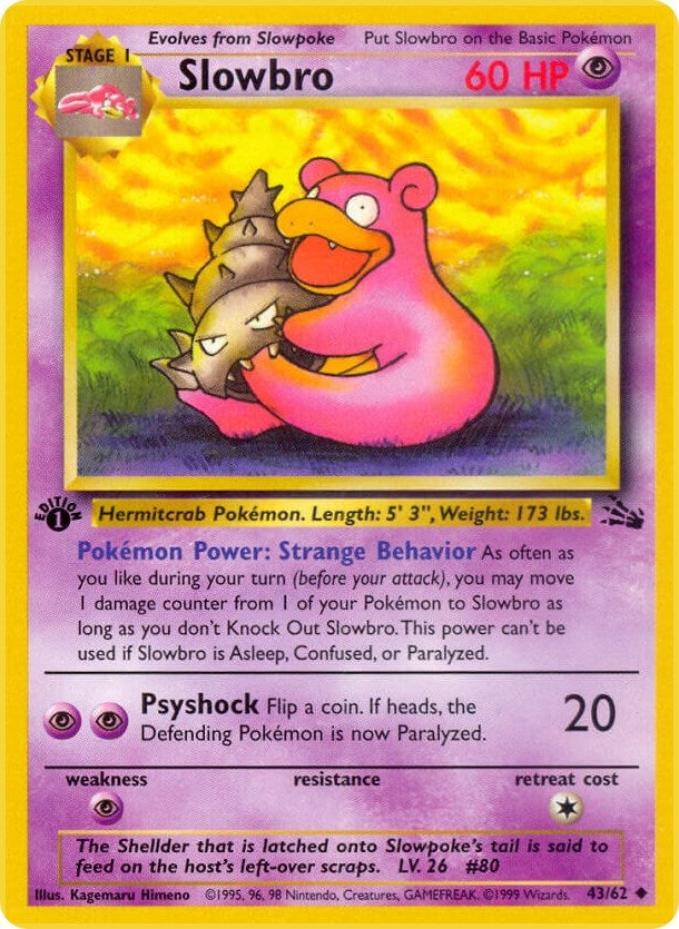 Slowbro (43/62) [Fossil]