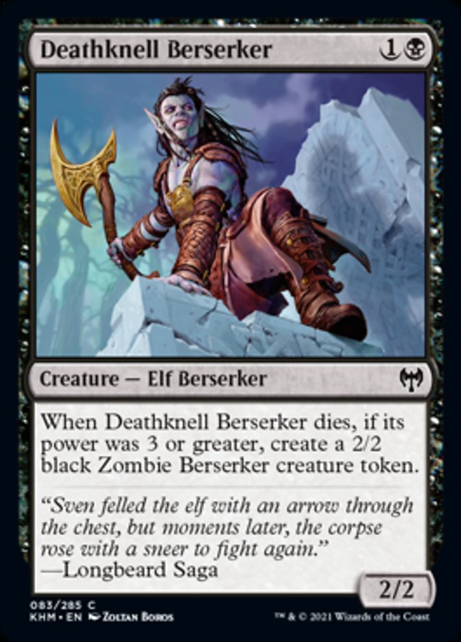 Deathknell Berserker (83) [Kaldheim]