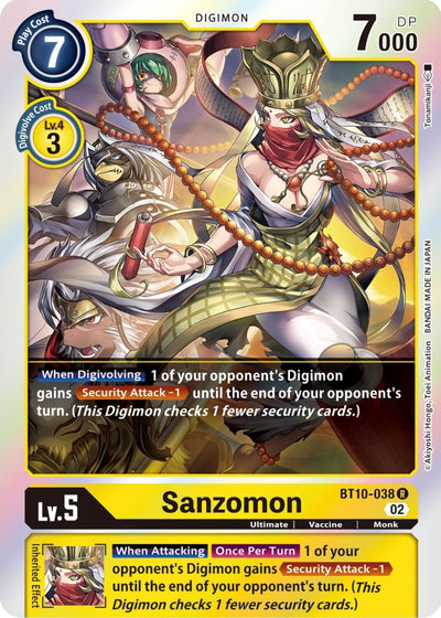 Sanzomon (BT10-038 R) (Xros Encounter)