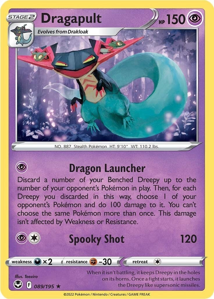 Image for Dragapult (089/195) [SWSH12: Silver Tempest] - Pokemon