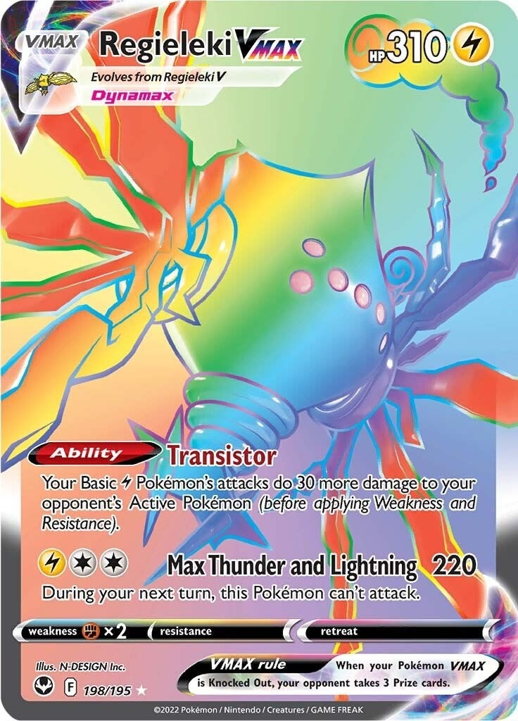 Image for Regieleki VMAX (Secret) (198/195) [SWSH12: Silver Tempest] - Pokemon