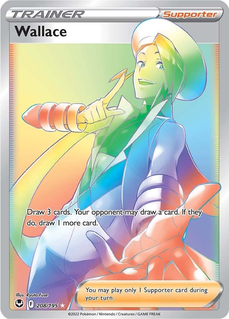 Image for Wallace (Secret) (208/195) [SWSH12: Silver Tempest] - Pokemon