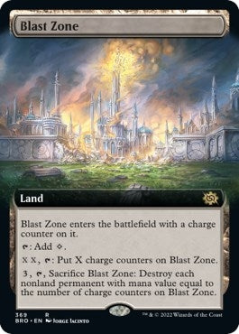 Blast Zone (Extended Art) (369) (The Brothers' War)