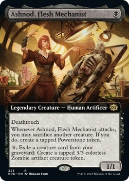 Ashnod, Flesh Mechanist (Extended Art) (323) [The Brothers' War]