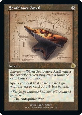 Semblance Anvil (Schematic) (115) (The Brothers' War: Retro Frame Artifacts)