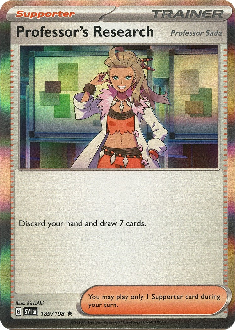 Image for Professor's Research (189/198) [SV01: Scarlet & Violet Base Set] - Pokemon