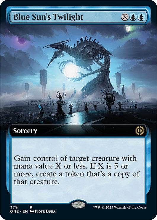 Blue Sun's Twilight (Extended Art) (379) [Phyrexia: All Will Be One]
