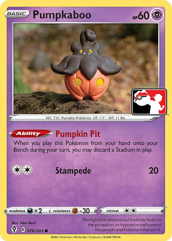 Image for Pumpkaboo (076/203) [Prize Pack Series Cards] - Pokemon