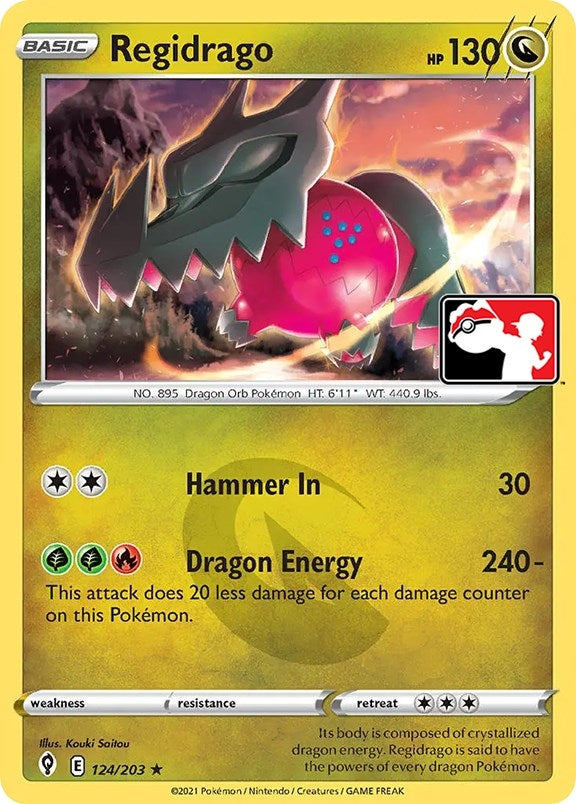Image for Regidrago (124/203) [Prize Pack Series Cards] - Pokemon