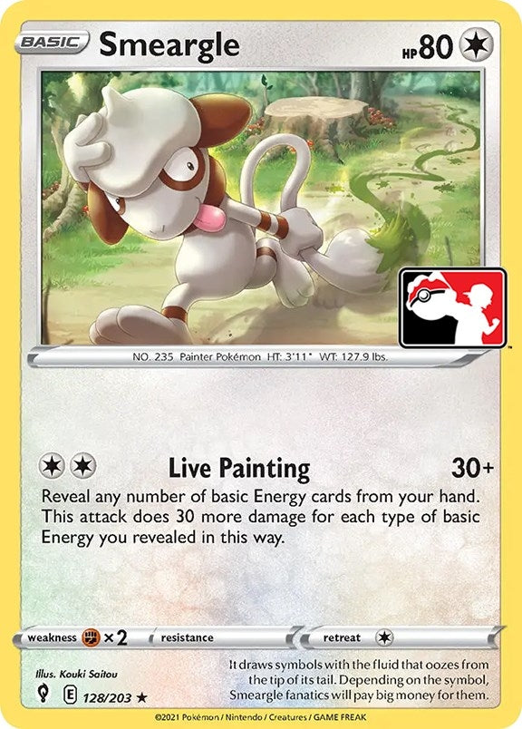 Image for Smeargle (128/203) [Prize Pack Series Cards] - Pokemon