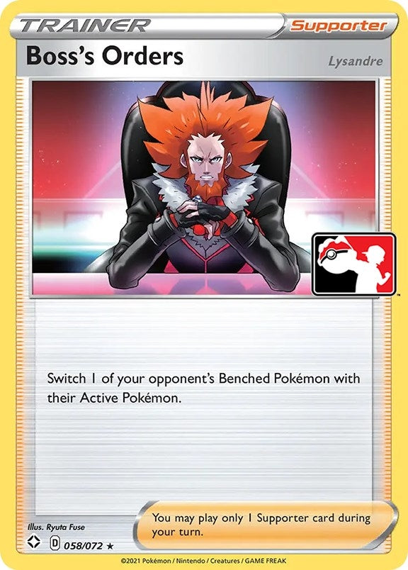 Image for Boss's Orders (058/072) [Prize Pack Series Cards] - Pokemon