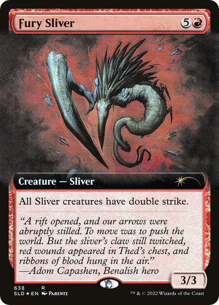 Fury Sliver (Extended Art) (638) (Secret Lair Drop Series)