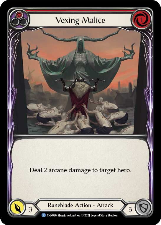 Vexing Malice [CHN026] (Monarch Chane Blitz Deck)