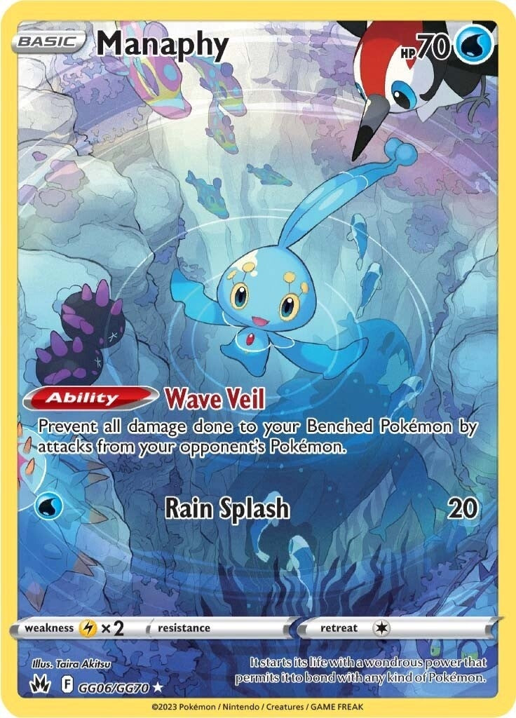 Image for Manaphy (GG06/GG70) [Crown Zenith: Galarian Gallery] - Pokemon