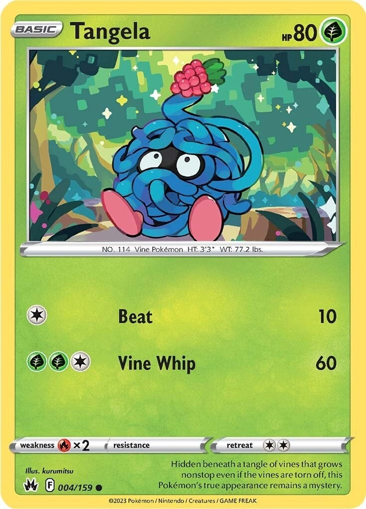Image for Tangela (004/159) [Crown Zenith] - Pokemon
