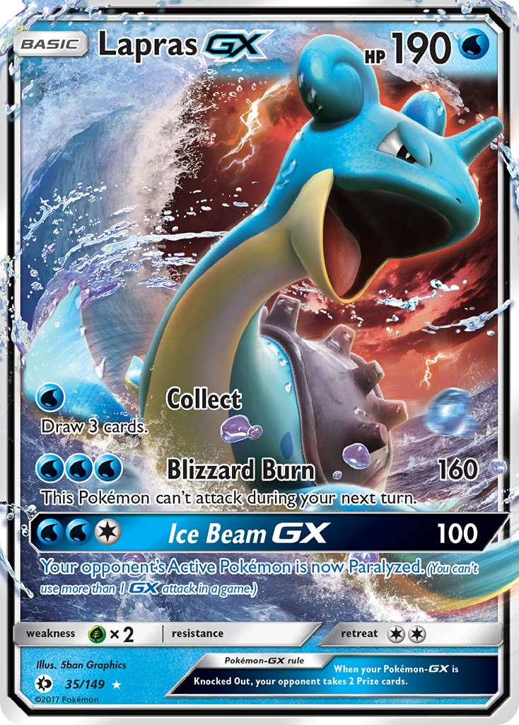 Lapras GX (35/149) [Sun & Moon: Base Set]