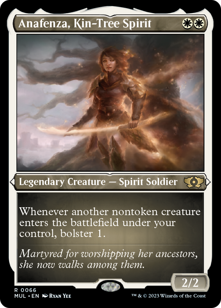Anafenza, Kin-Tree Spirit (Foil Etched) (66) (March of the Machine: Multiverse Legends)