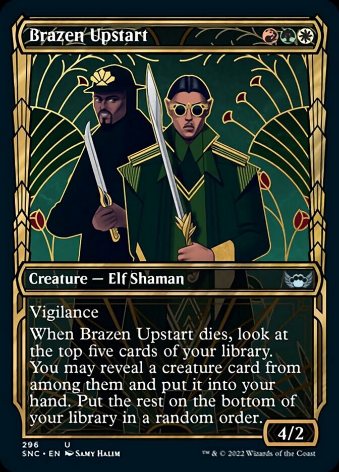 Brazen Upstart (Showcase) (296) [Streets of New Capenna]