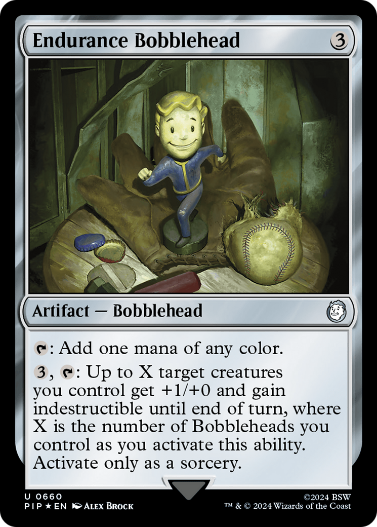 Endurance Bobblehead (Surge Foil) (660) (Universes Beyond: Fallout)