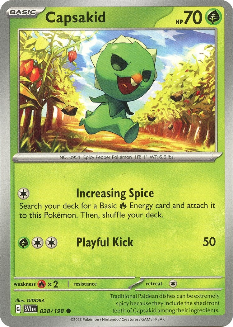 Image for Capsakid (028/198) [SV01: Scarlet & Violet Base Set] - Pokemon