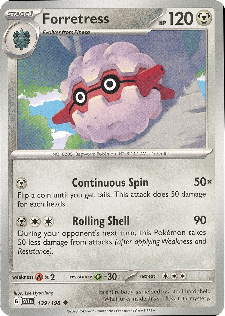 Image for Forretress (139/198) [SV01: Scarlet & Violet Base Set] - Pokemon